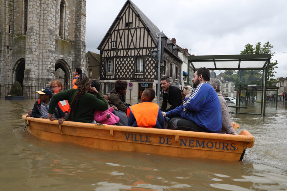 Habitants &eacute;vacu&eacute;s &agrave; Nemours
