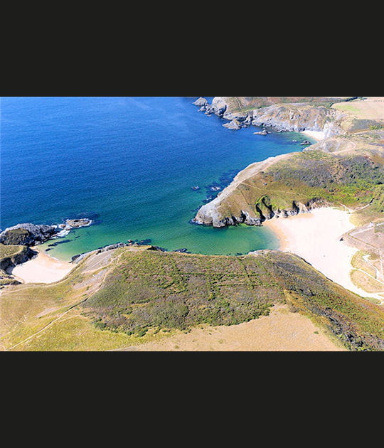 La plage d'Herlin, Belle-Ile