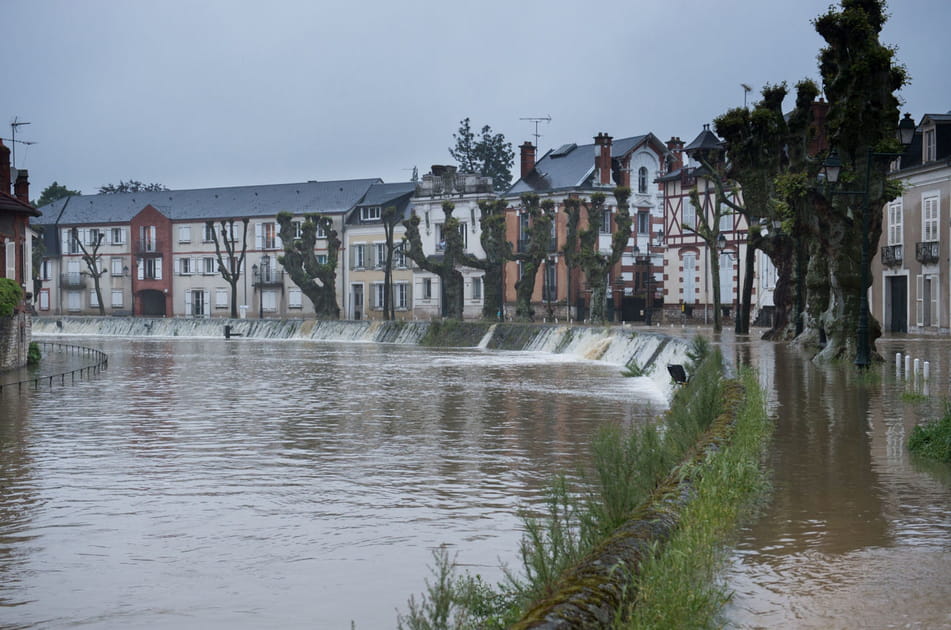 Montargis, les pieds dans l'eau depuis mardi