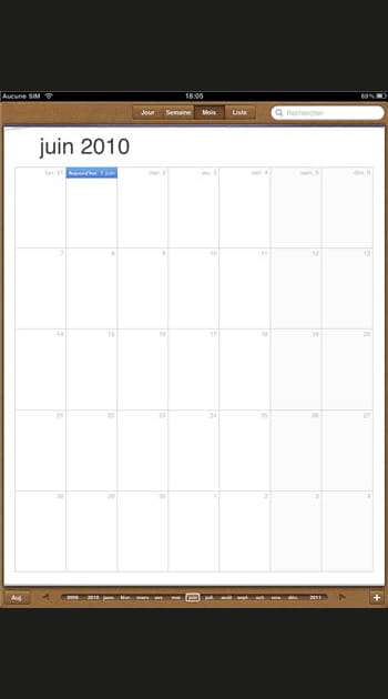 L'agenda et calendrier