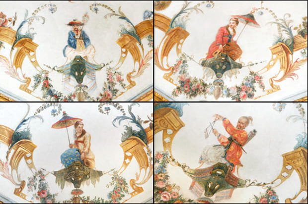 Les quatre angles du plafond