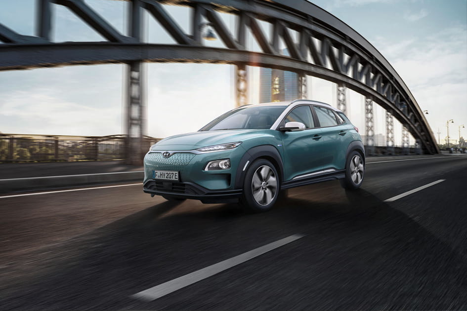 Hyundai Kona&nbsp;: jusqu'&agrave; 482&nbsp;km