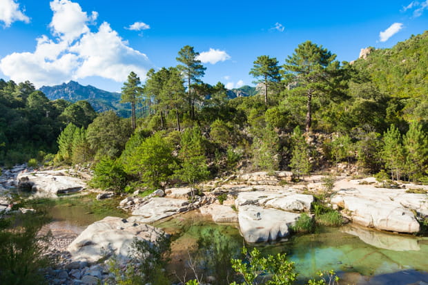 Piscines Naturelles de Cavu en Corse