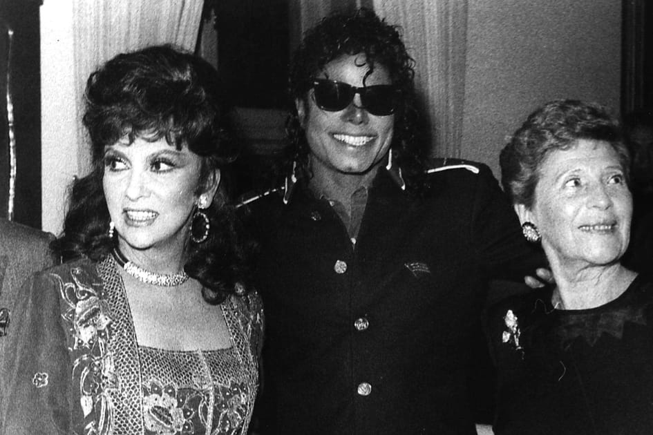 Ce jour o&ugrave; Gina Lollobrigida posait avec Michael Jackson