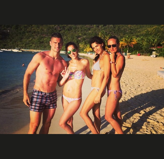 Olivier Giroud &agrave; Saint-Barth&eacute;l&eacute;my