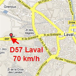 pour situez sur la carte le radar automatique, cliquez ici