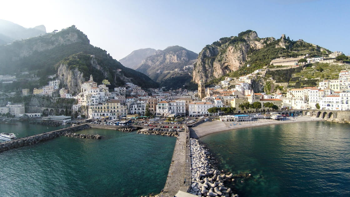 La c&ocirc;te amalfitaine en Italie