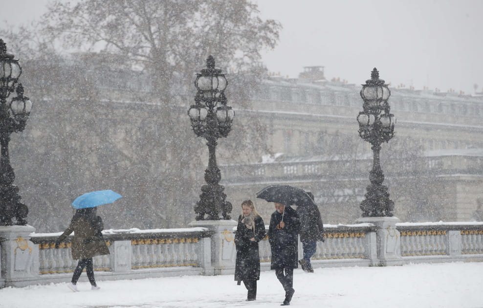 Les images de la neige en France