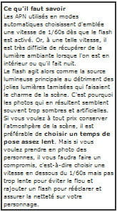 connaître les limites de son flash 