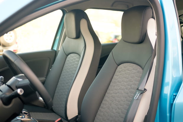 Un confort satisfaisant à l'avant de la Zoé