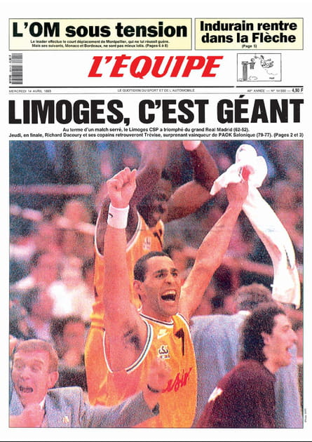 Ligue des champions de basket 1993 : &quot;Limoges, c'est g&eacute;ant&quot;