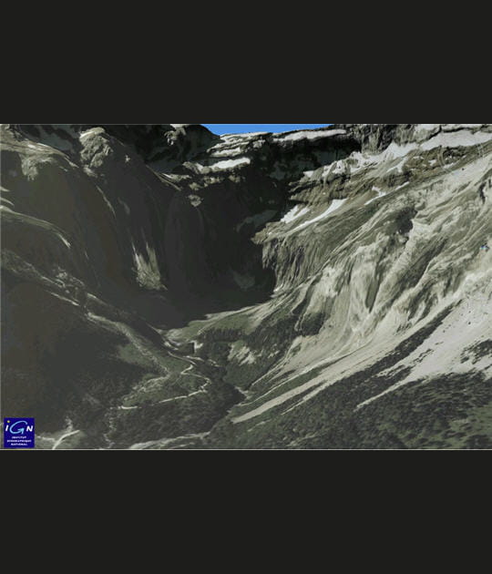 Les reliefs mis en valeur