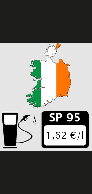 Irlande&nbsp;: 1,62&nbsp;euro/litre