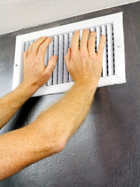 La grille de ventilation