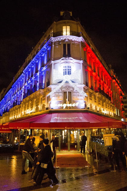Le d&icirc;ner au Fouquet's