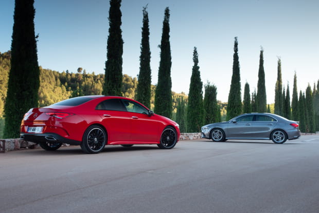 La Mercedes CLA face à la Classe A berline