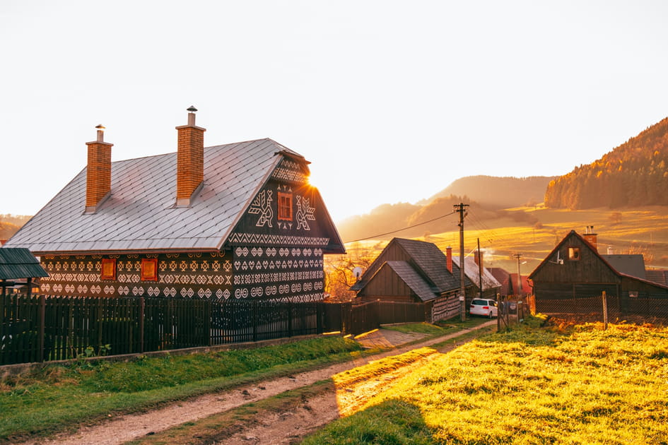 Čičmany, en Slovaquie