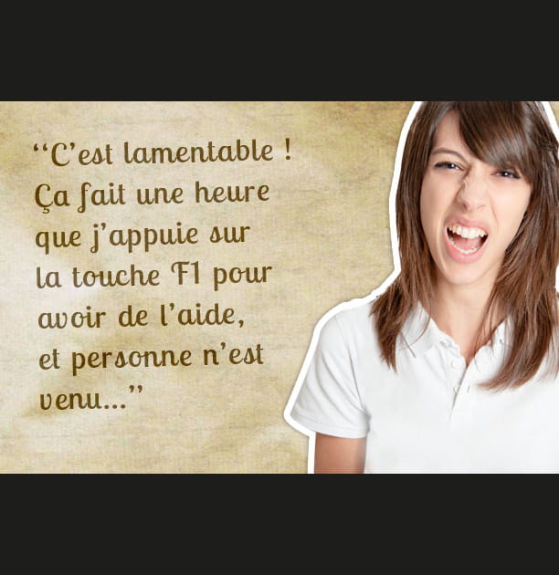 Un ordinateur pas au point...