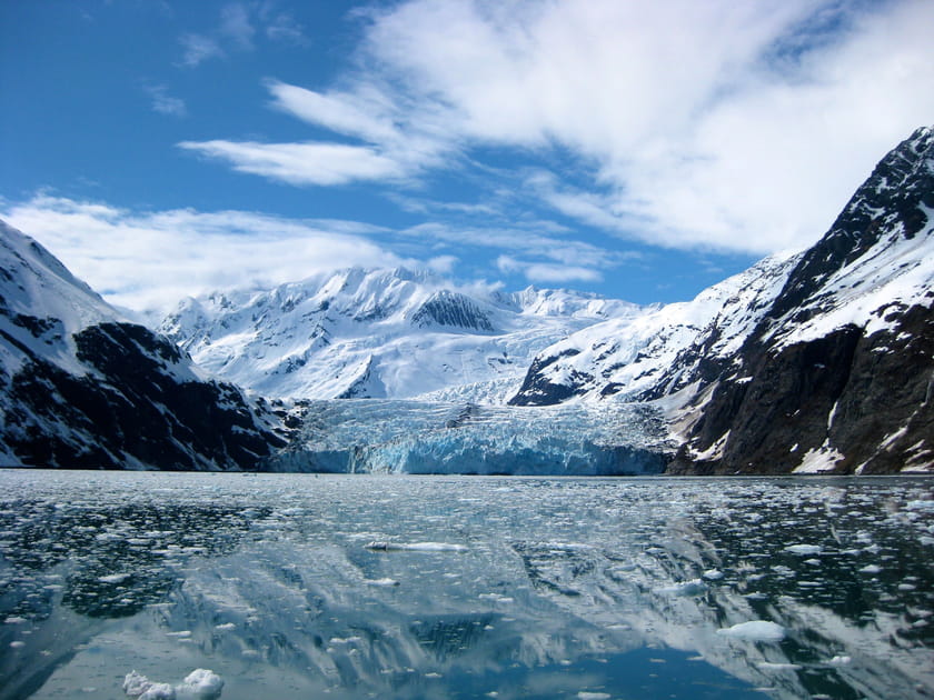 Le glacier Surprise en Alaska