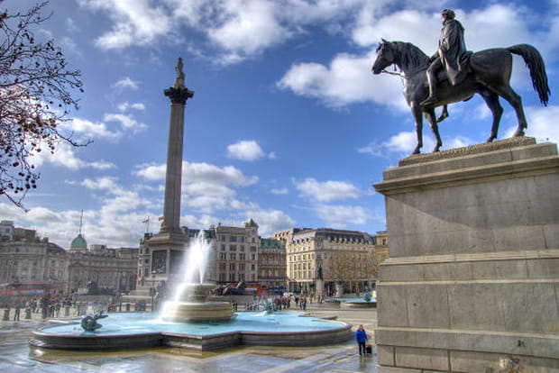 Trafalgar square, Londres, Royaume-Uni