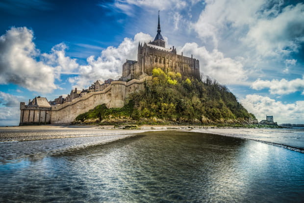 La baie du Mont Saint-Michel, France