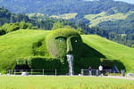 entrée du musée de swarovski à wattens en autriche 