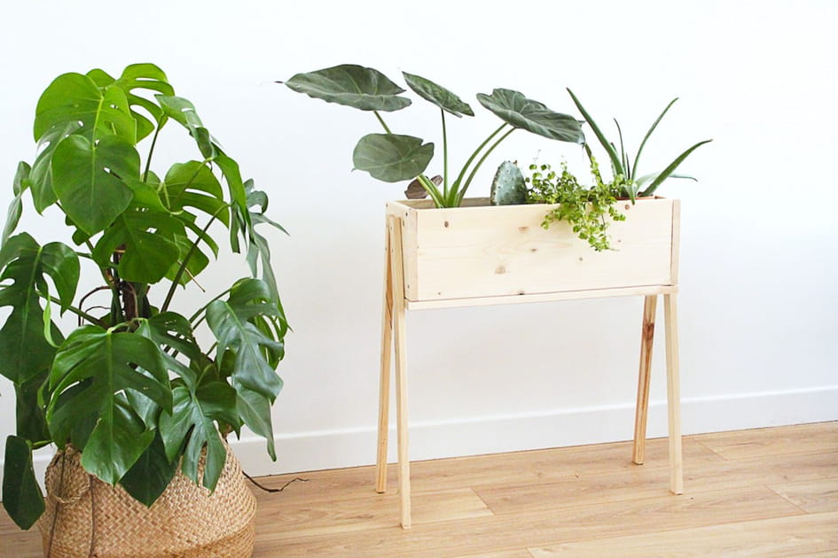 Une jardini&egrave;re en bois