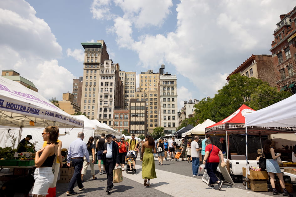 Union Square Greenmarket, le bon spot pour faire son march&eacute; &agrave; New York