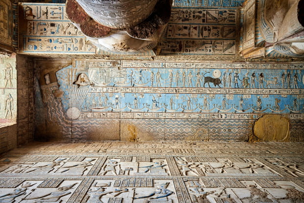Le Temple de Dendérah, l'un des mieux conservés d'Égypte