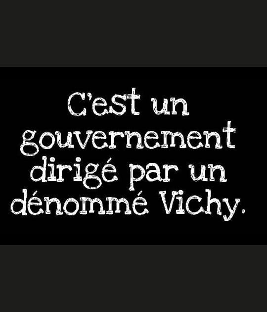 Le mar&eacute;chal Vichy