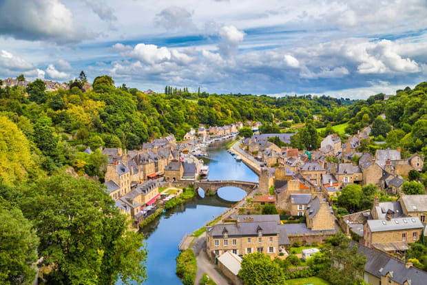Dinan, un promontoire sur la Rance