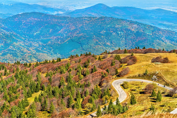 La route des Crêtes et le Grand Ballon