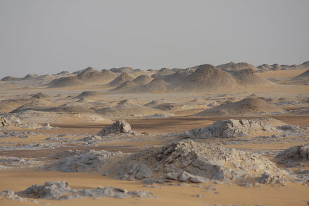 Le désert blanc en Égypte