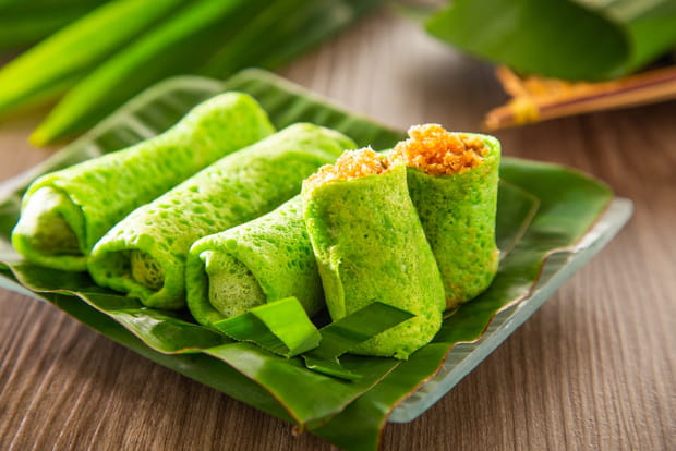 Une touche exotique pour la Chandeleur : le dadar gulung, la crêpe made in Bali !