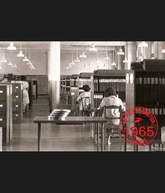 Dans les ann&eacute;es 60, La Poste tient 2&nbsp;millions&nbsp;de&nbsp;comptes...