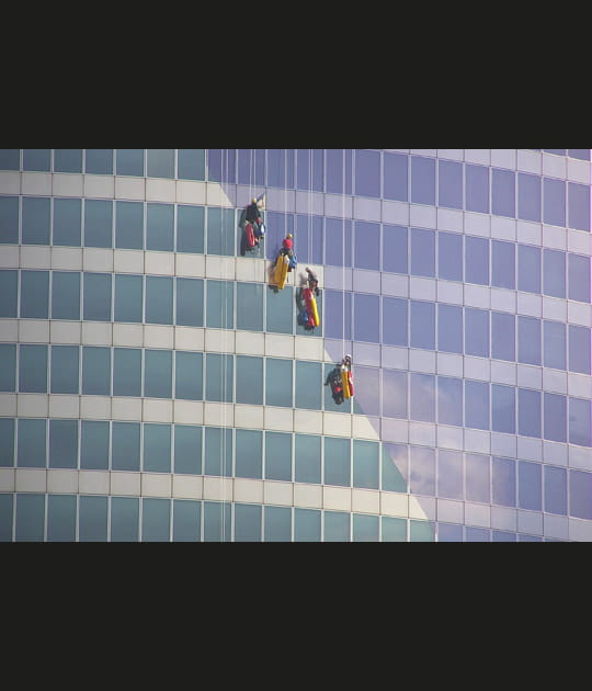 La publicit&eacute; EDF bleu ciel