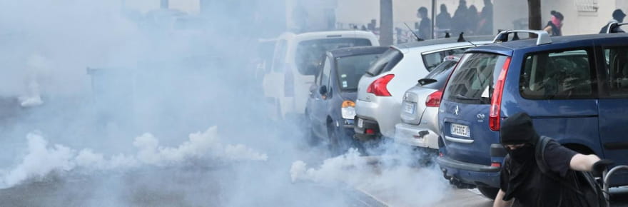 Blocage du 10&nbsp;septembre&nbsp;: beaucoup de manifestants et des d&eacute;bordements spectaculaires