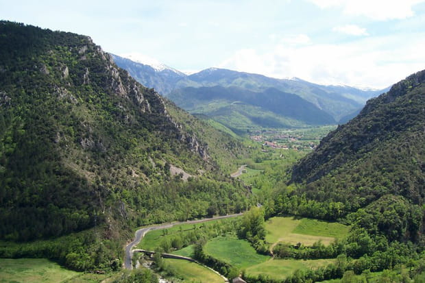 Les bains d'Olette dans les Pyrénées-Orientales