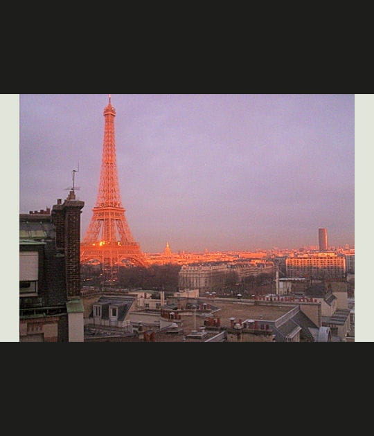 La Tour Eiffel au couchant