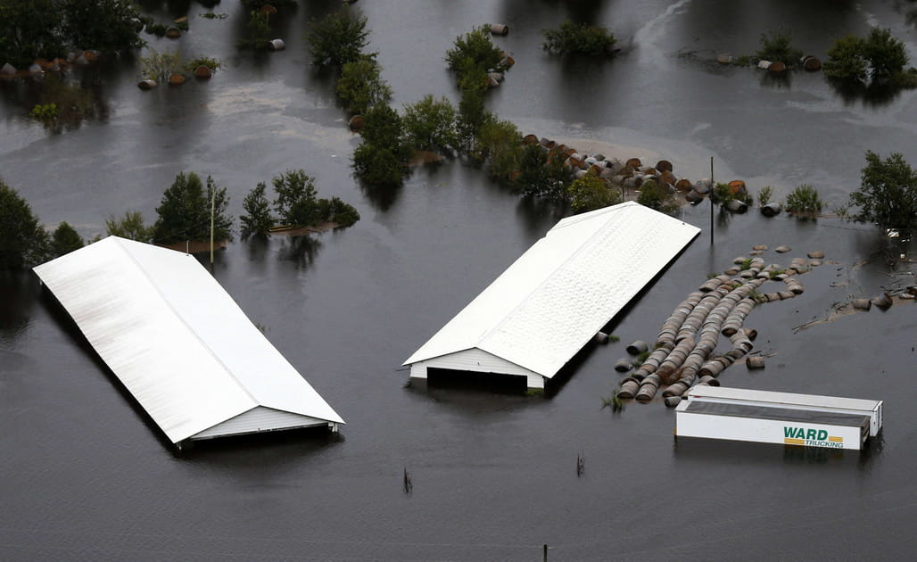 Les images spectaculaires de l'ouragan Florence