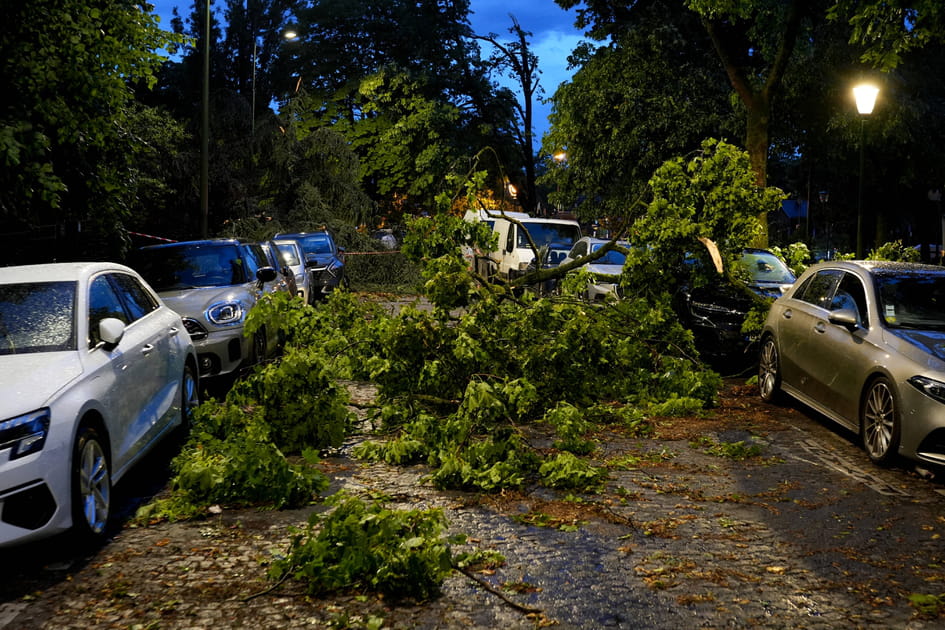 Orages &agrave; Paris&nbsp;: des images spectaculaires