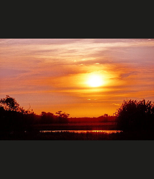Coucher de soleil sur Kakadu