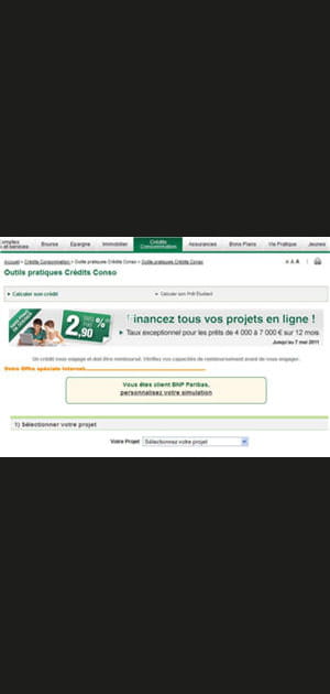 BNP Paribas : des taux r&eacute;duits pour les cr&eacute;dits &agrave;&nbsp;la consommation
