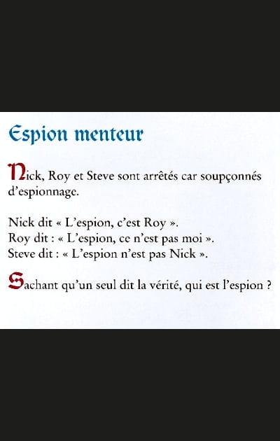 Le mensonge