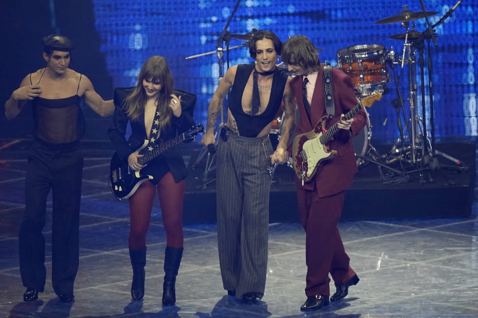 Le chanteur de Maneskin s'est bless&eacute; &agrave; la jambe sur sc&egrave;ne