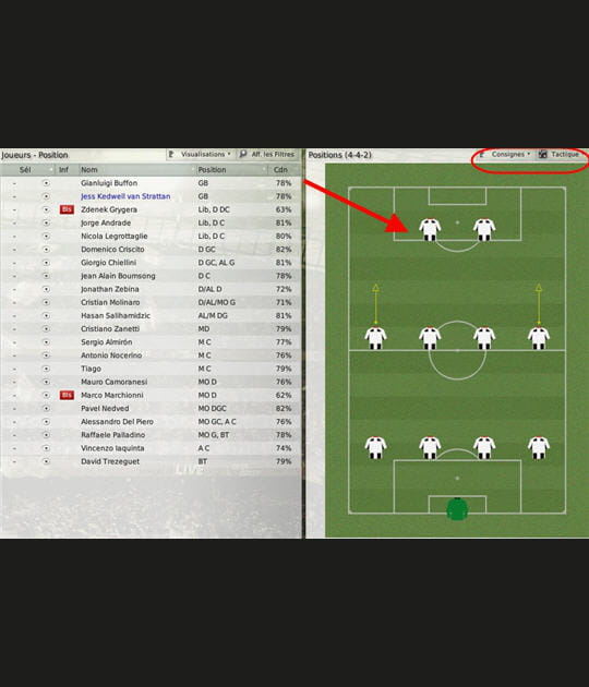 Une tactique d&eacute;taill&eacute;e au crible