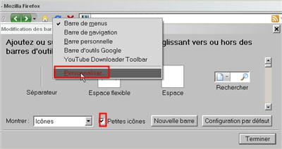 via cette option, on peut supprimer, déplacer, modifier et changer la taille des