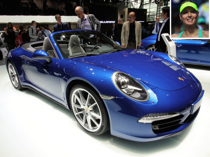 Les Porsche 911&nbsp;Cabrio de Maria Sharapova