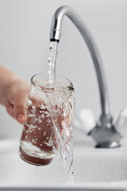 Boire l'eau du robinet