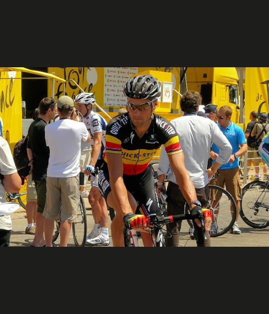 Tom Boonen, accept&eacute; sur le Tour